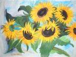 Sonnenblumen für Wilfried